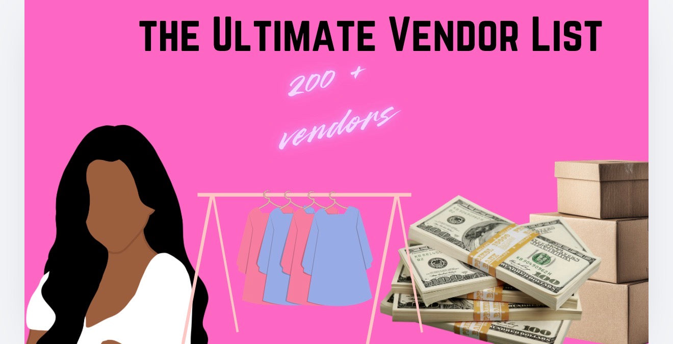 THE ULTIMATE VENDOR LIST